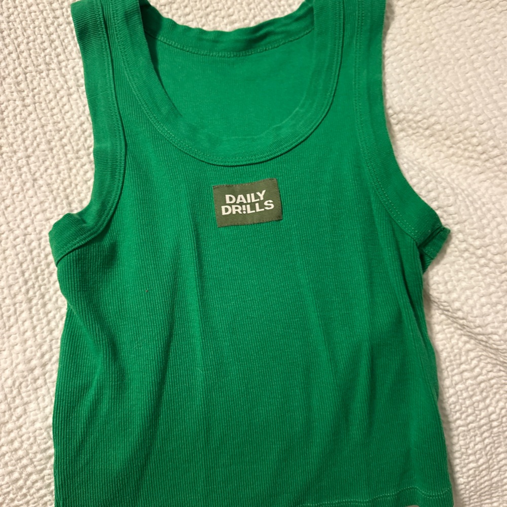 Daily Drills Emerald Sleeveless Top